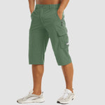 Alexander Knee-Length Cargo Shorts with Side Pockets