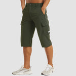 Alexander Knee-Length Cargo Shorts with Side Pockets