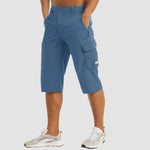 Alexander Knee-Length Cargo Shorts with Side Pockets