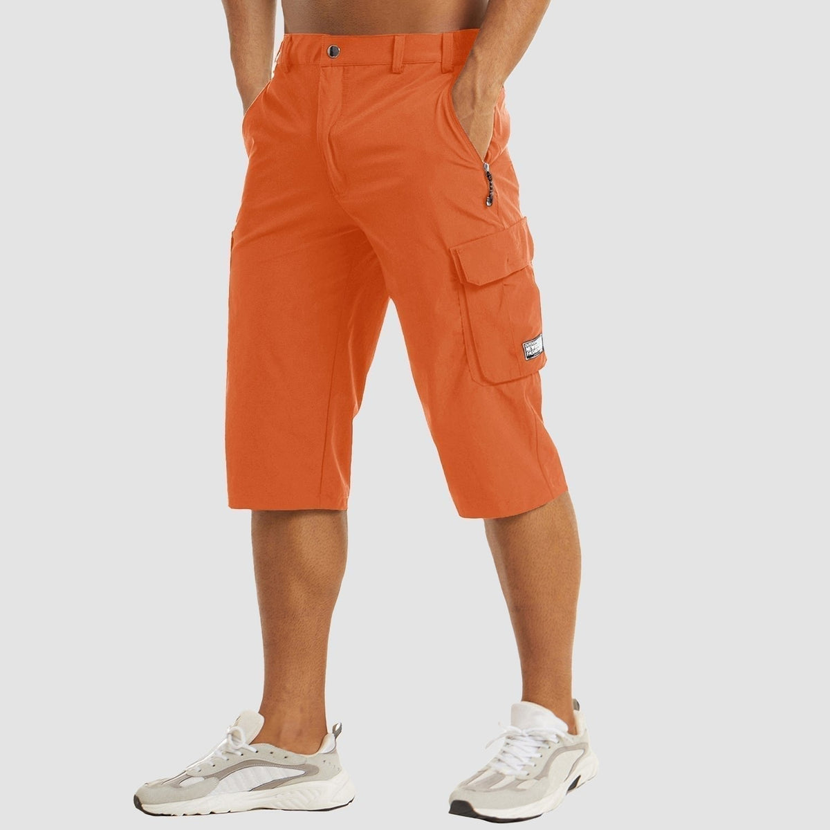 Alexander Knee-Length Cargo Shorts with Side Pockets