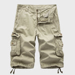 Moritz Knee-Length Cargo Shorts with Adjustable Drawstring