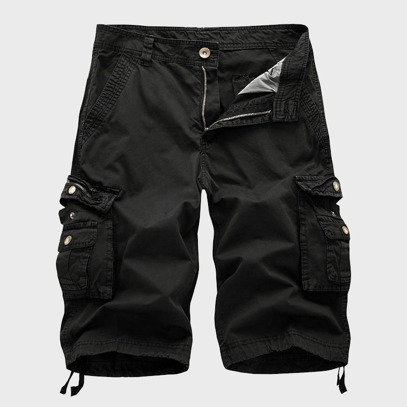 Moritz Knee-Length Cargo Shorts with Adjustable Drawstring