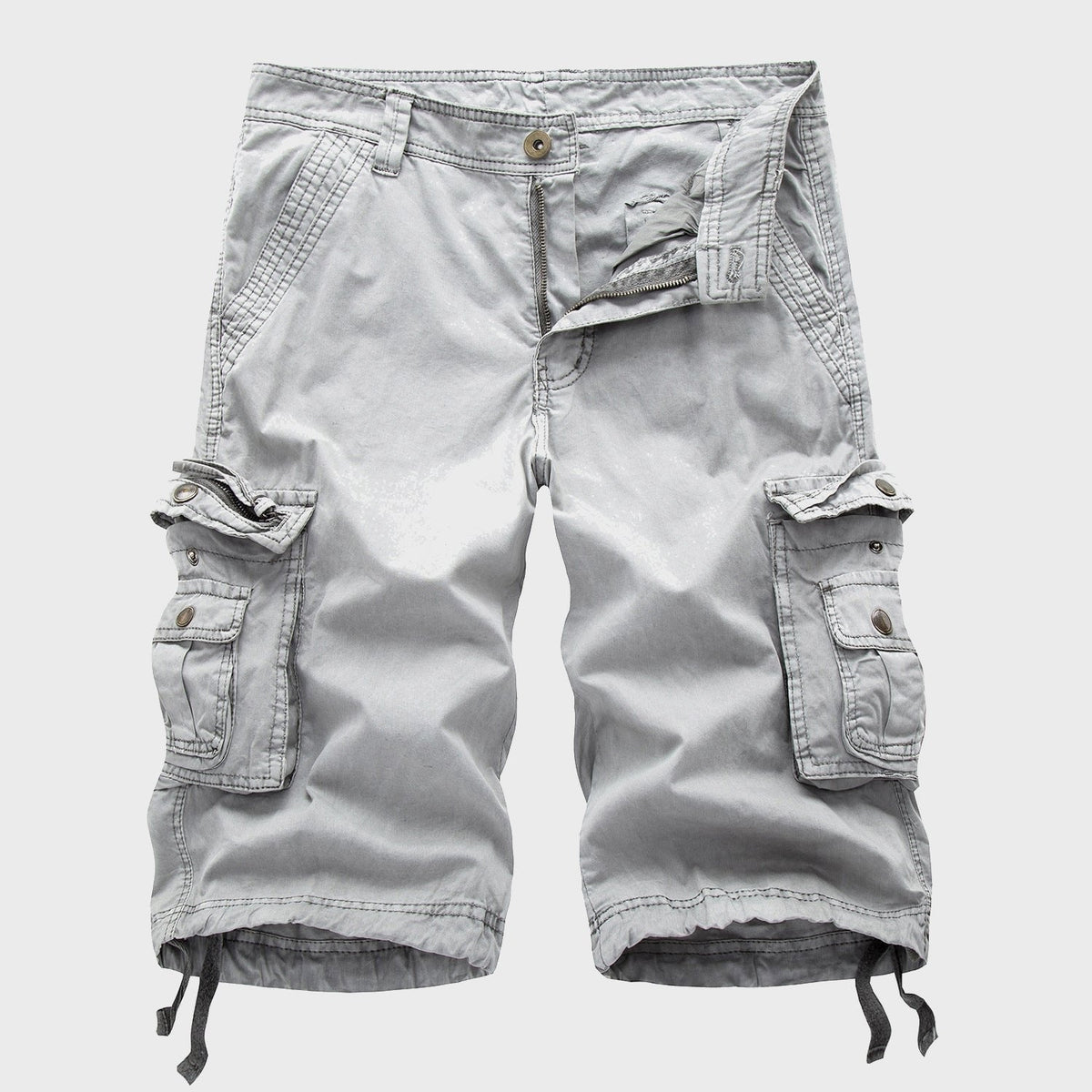 Moritz Knee-Length Cargo Shorts with Adjustable Drawstring
