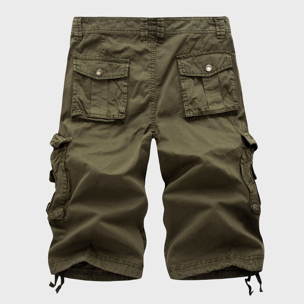 Moritz Knee-Length Cargo Shorts with Adjustable Drawstring