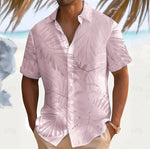 Andreas Short-Sleeve Leaf Print Summer Shirt