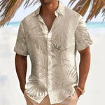 Andreas Short-Sleeve Leaf Print Summer Shirt