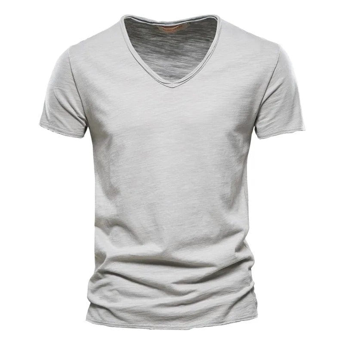 Niklas Wrinkle-Free Cotton V-Neck Tee