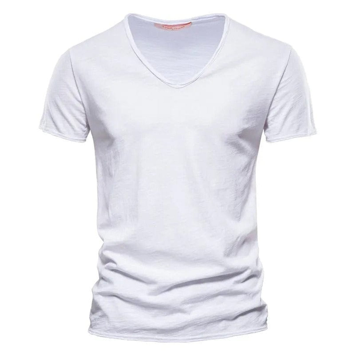 Niklas Wrinkle-Free Cotton V-Neck Tee