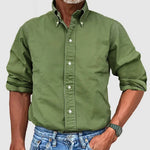 Leon Regular-Fit Cotton Button-Down Shirt