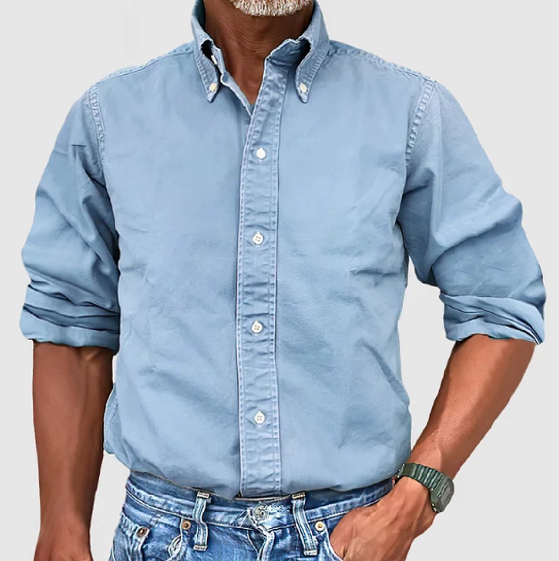Leon Regular-Fit Cotton Button-Down Shirt