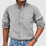 Leon Regular-Fit Cotton Button-Down Shirt