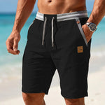 Sebastian Linen Shorts with Elastic Drawstring Waist
