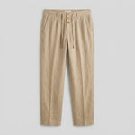 Felix Relaxed-Fit Linen Pants with Drawstring Waist