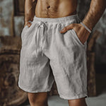 Florian Relaxed-Fit Linen Shorts with Elastic Waist