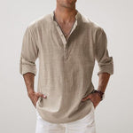 Fabian Relaxed Fit Linen Long-Sleeve Shirt