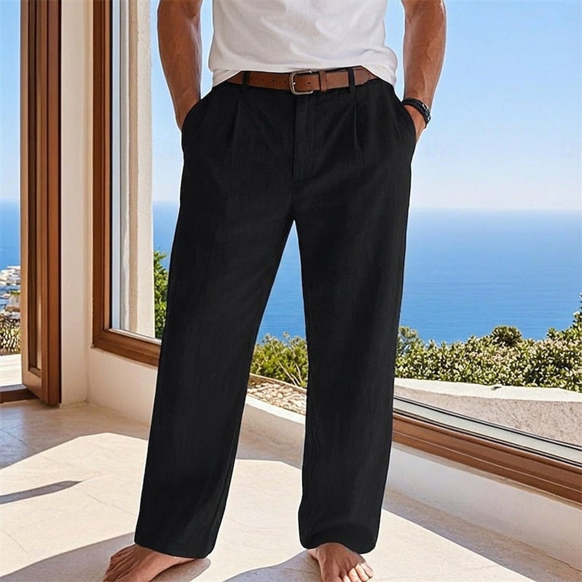 Sebastian Relaxed Linen Summer Pants