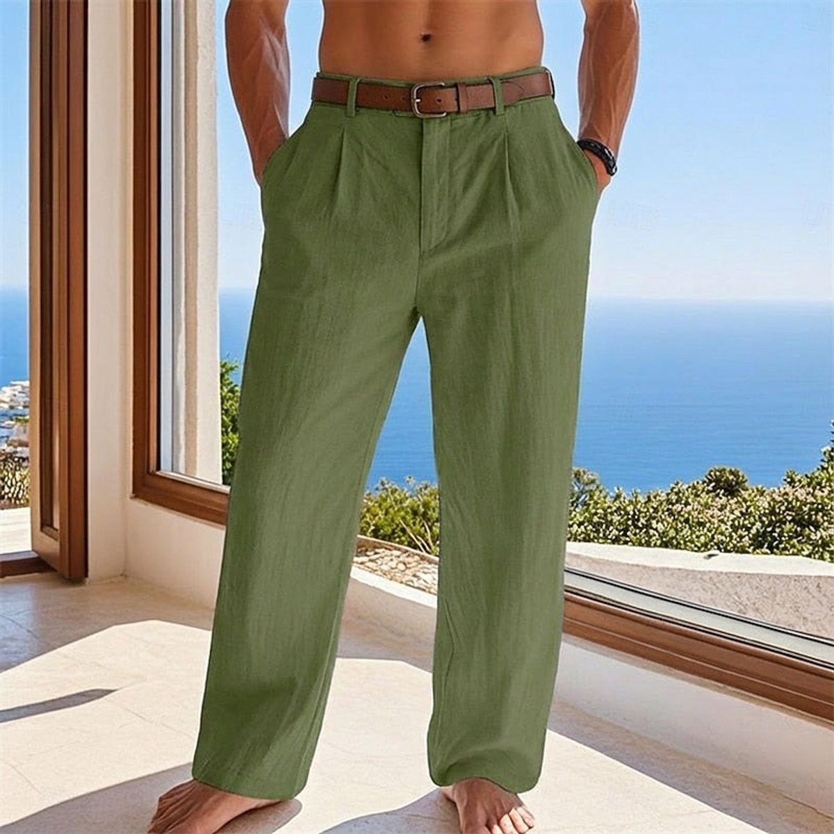 Sebastian Relaxed Linen Summer Pants