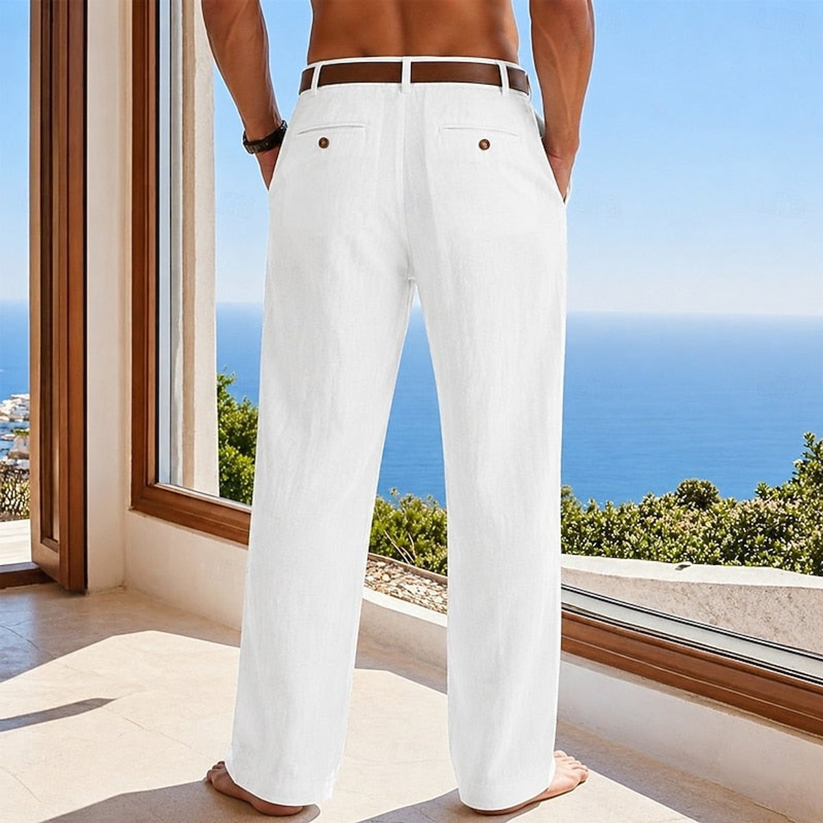 Sebastian Relaxed Linen Summer Pants