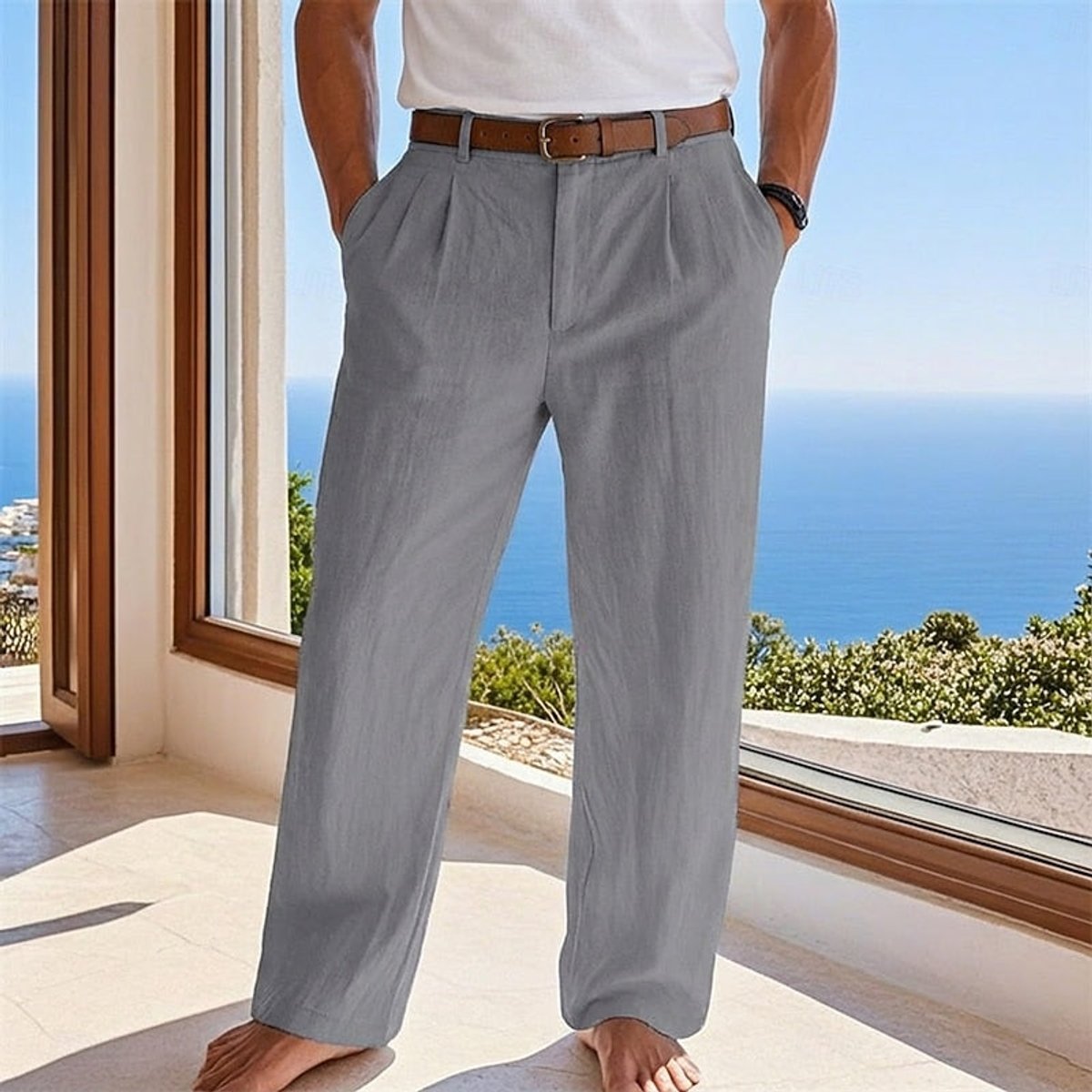 Sebastian Relaxed Linen Summer Pants