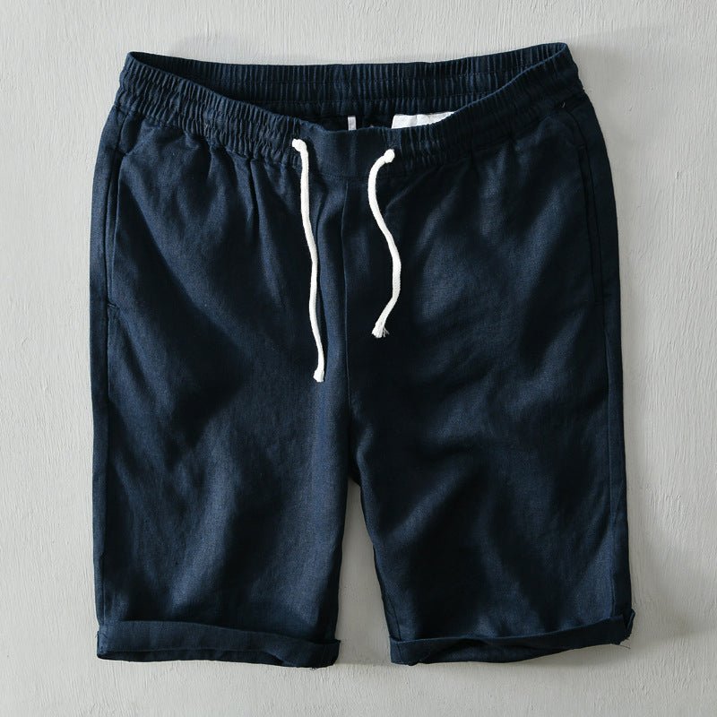 Lukas Linen Drawstring Bermuda Shorts