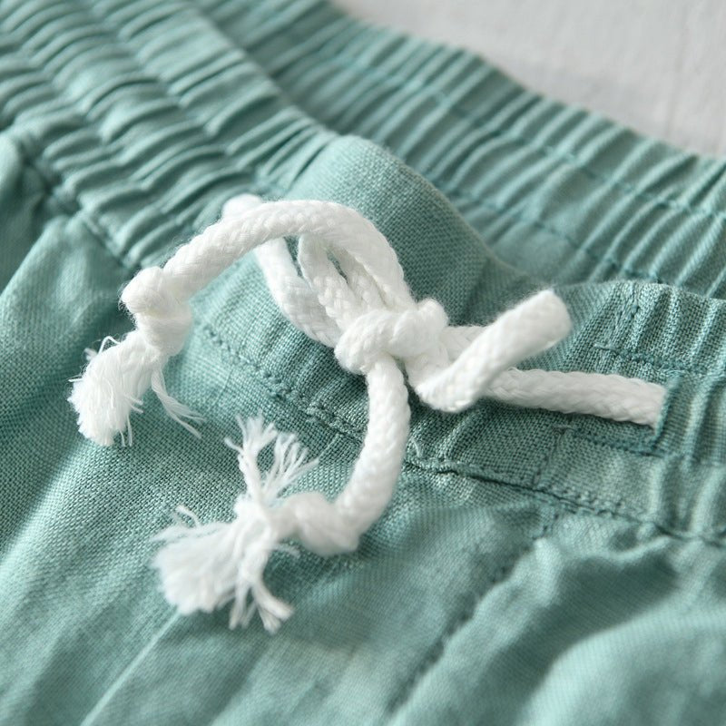 Lukas Linen Drawstring Bermuda Shorts