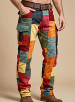 Felix Multicolor Patchwork Cargo Pants