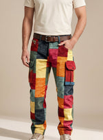 Felix Multicolor Patchwork Cargo Pants