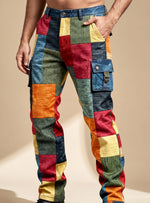 Felix Multicolor Patchwork Cargo Pants