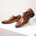 Simon Monk-Strap Buckle Dress Shoe