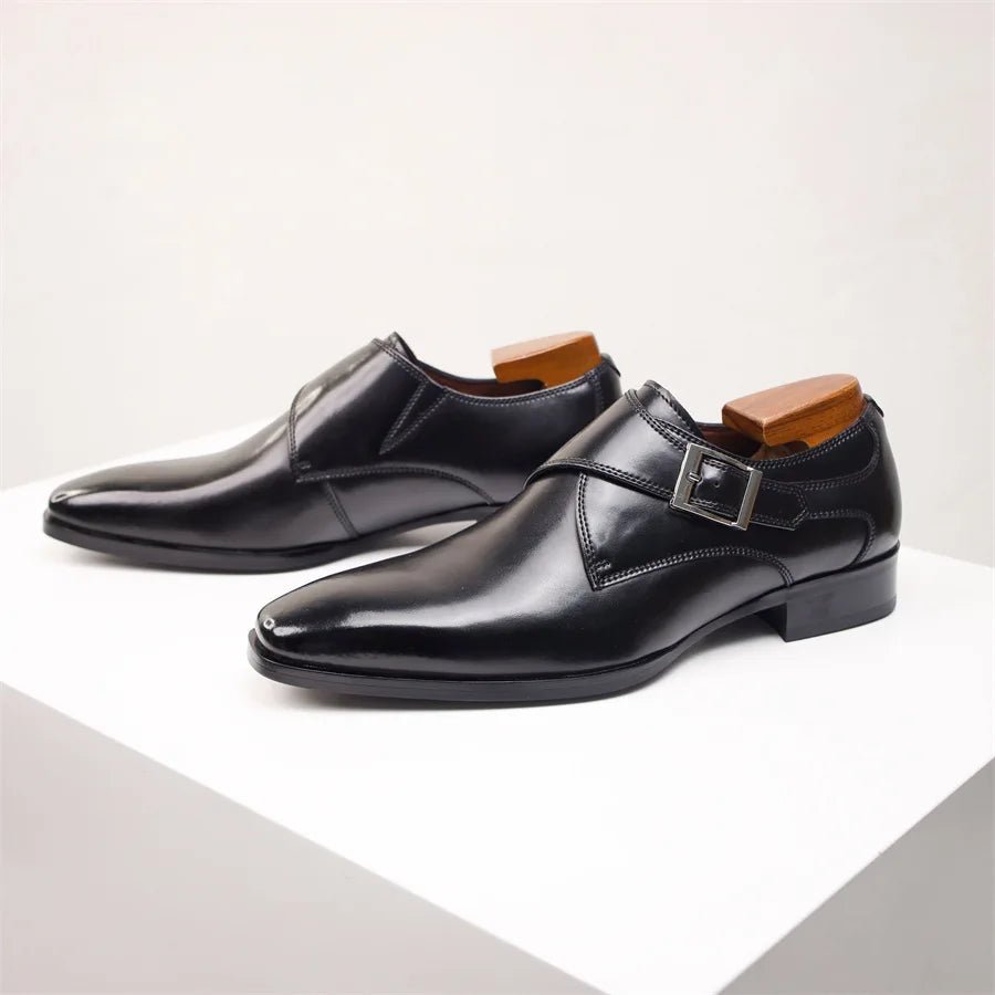 Simon Monk-Strap Buckle Dress Shoe