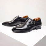 Simon Monk-Strap Buckle Dress Shoe