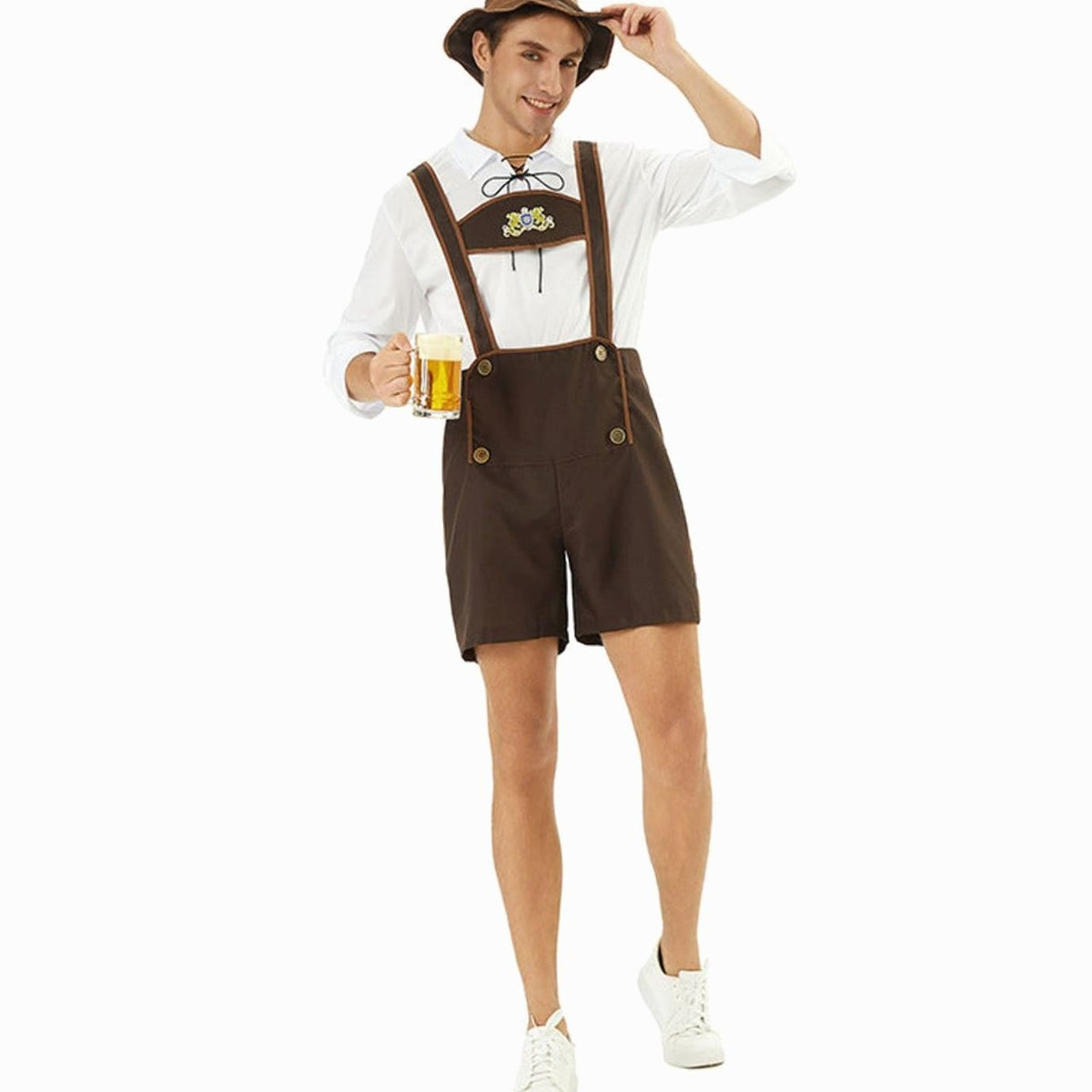 Dominik Lederhosen Bib Shorts