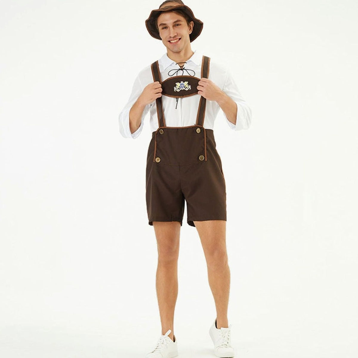 Dominik Lederhosen Bib Shorts