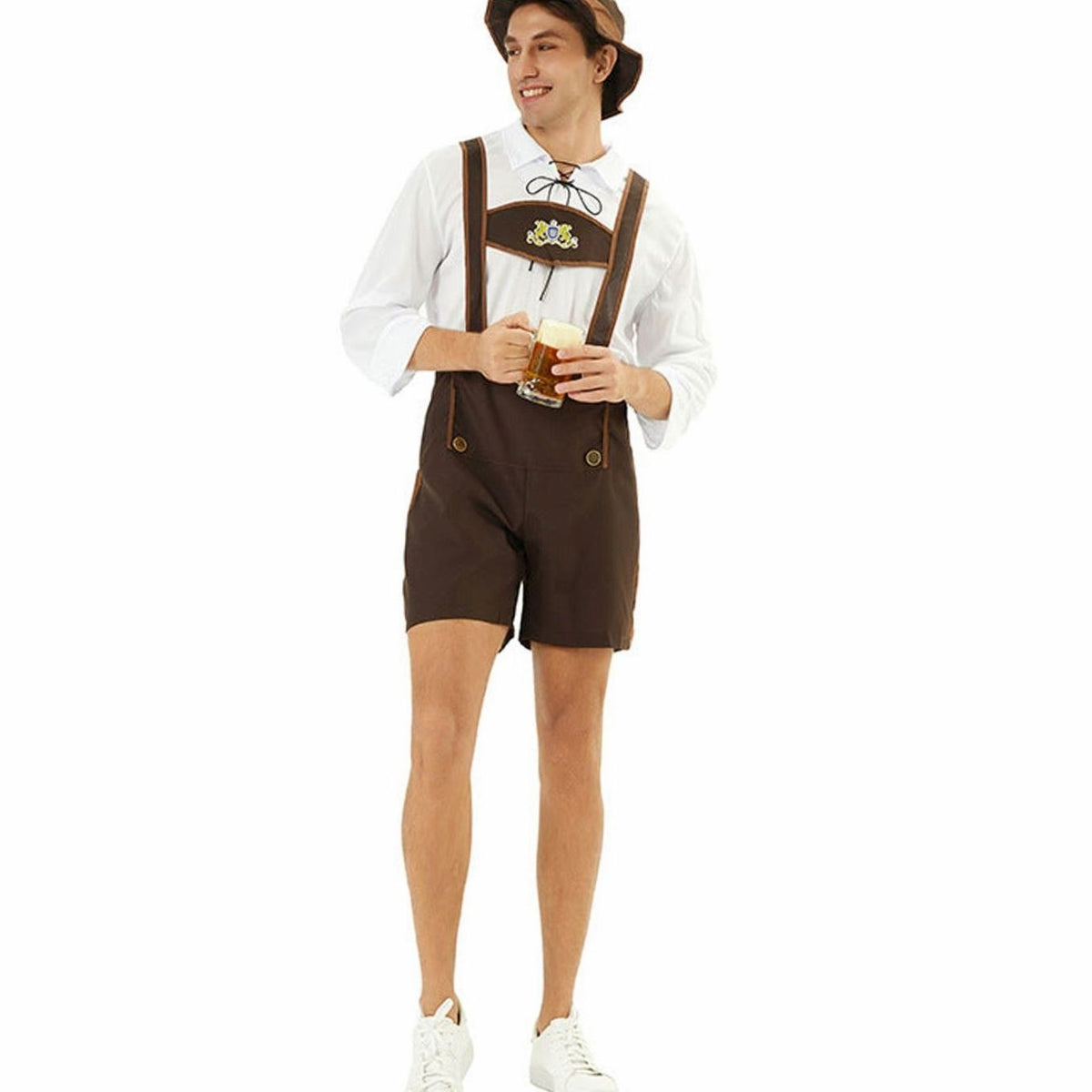 Dominik Lederhosen Bib Shorts