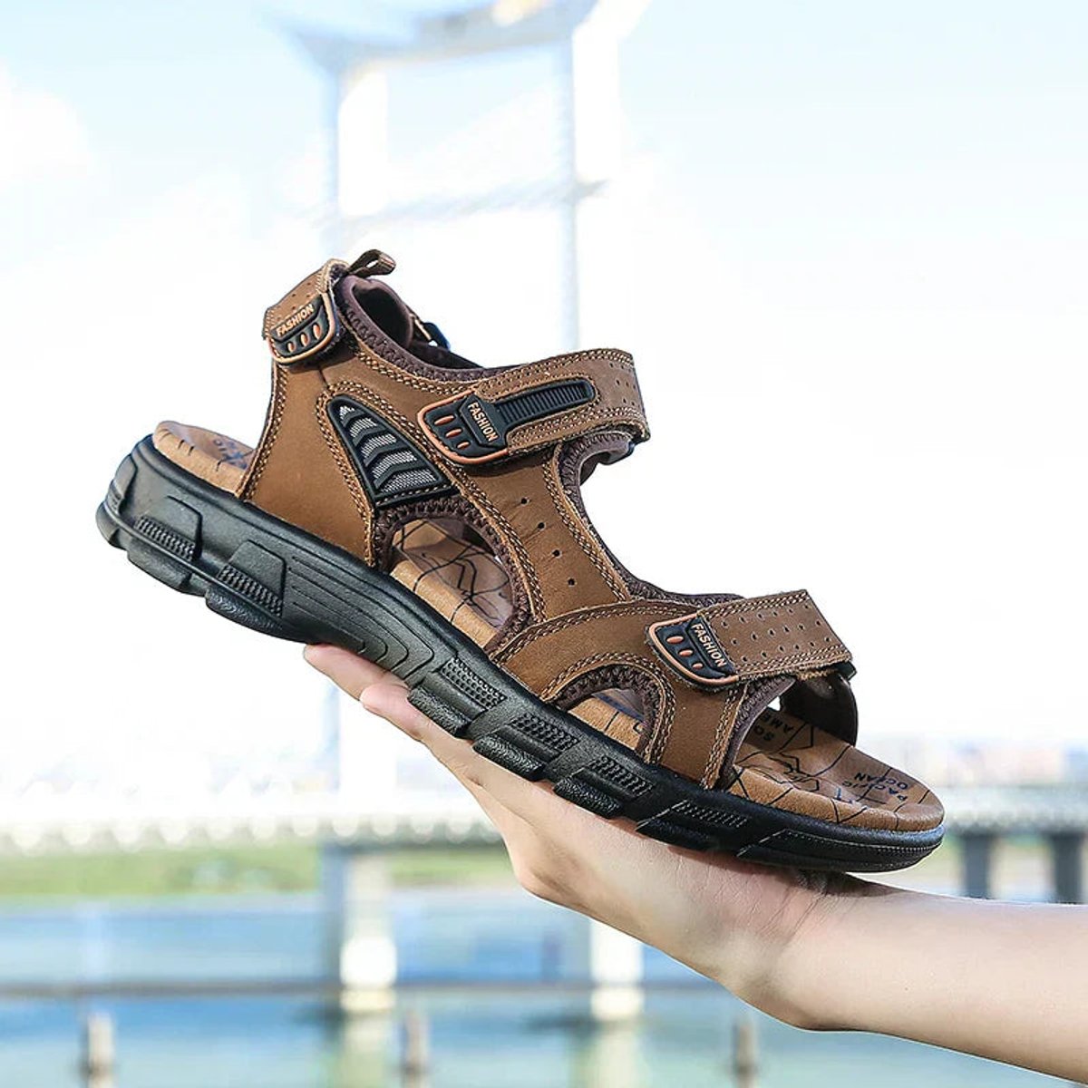 Maximilian Orthopedic Velcro Comfort Sandals
