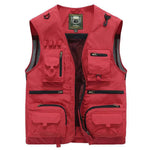 Tobias Breathable Nylon Multi-Pocket Outdoor Vest