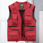 Tobias Breathable Nylon Multi-Pocket Outdoor Vest