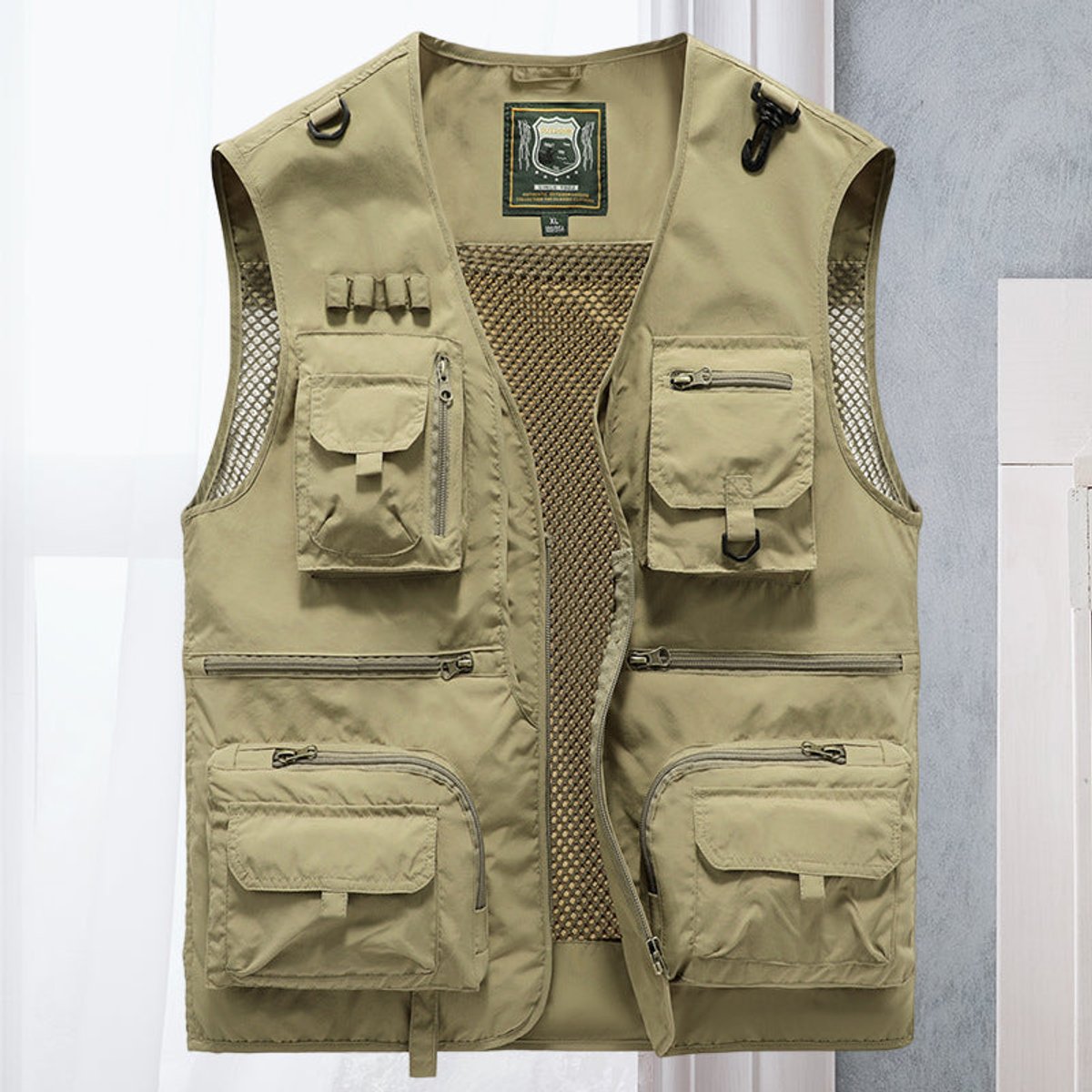 Tobias Breathable Nylon Multi-Pocket Outdoor Vest