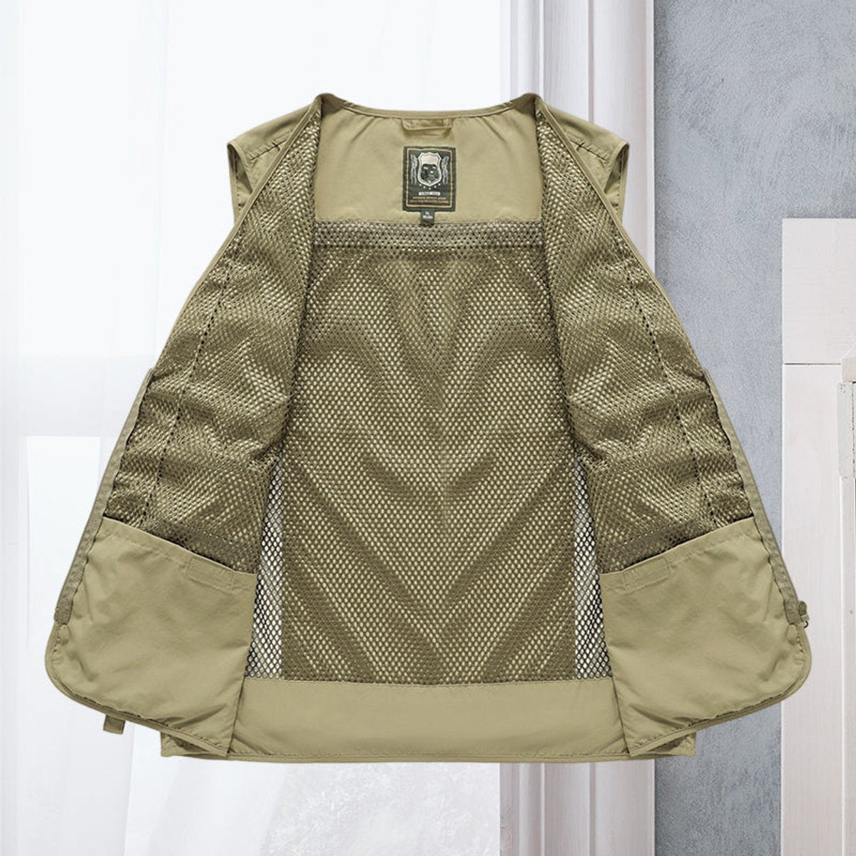 Tobias Breathable Nylon Multi-Pocket Outdoor Vest