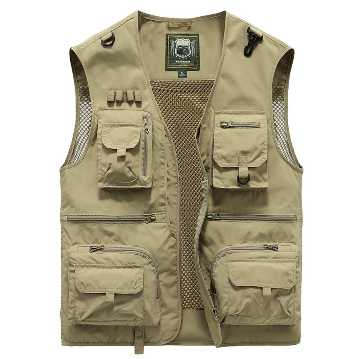 Tobias Breathable Nylon Multi-Pocket Outdoor Vest