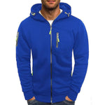 Simon Zip-Up Drawstring Hoodie Sweater