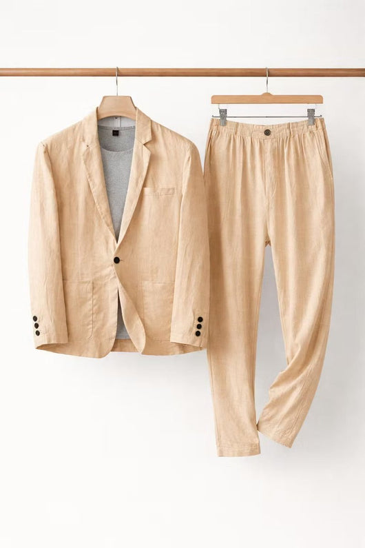 Alexander Relaxed-Fit Linen Blazer and Trouser Set