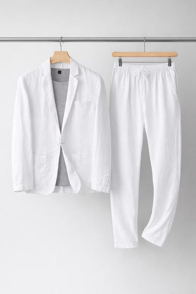 Alexander Relaxed-Fit Linen Blazer and Trouser Set