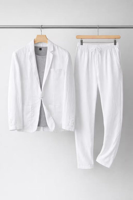 Alexander Relaxed-Fit Linen Blazer and Trouser Set