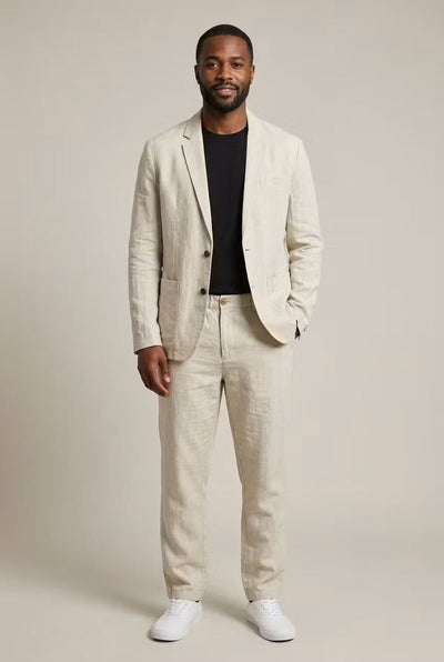 Alexander Relaxed-Fit Linen Blazer and Trouser Set