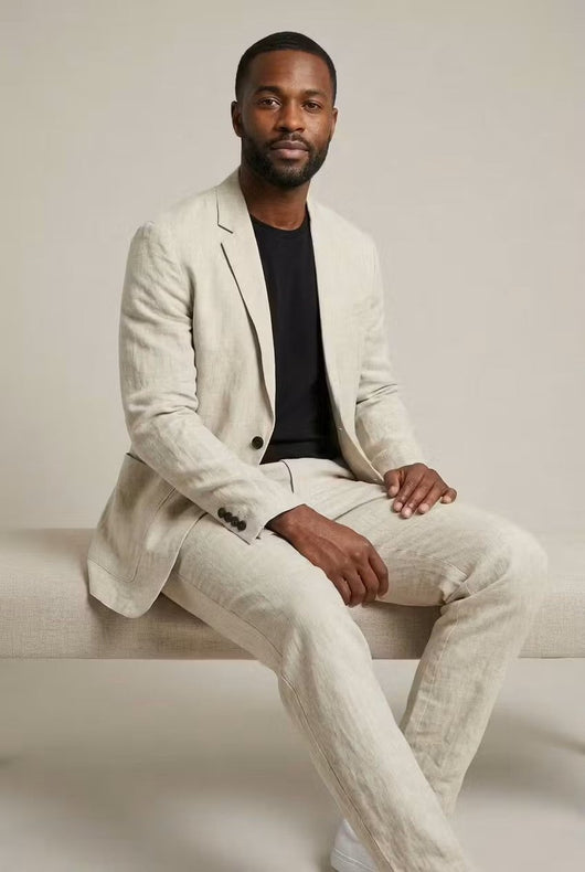 Alexander Relaxed-Fit Linen Blazer and Trouser Set
