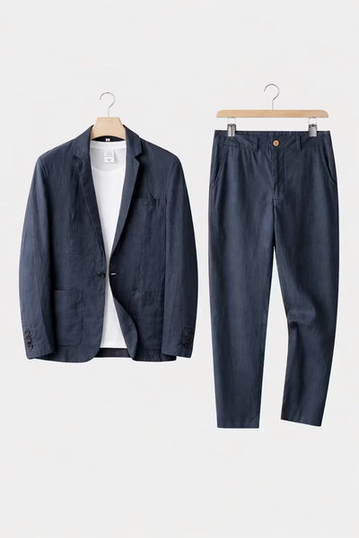 Alexander Relaxed-Fit Linen Blazer and Trouser Set