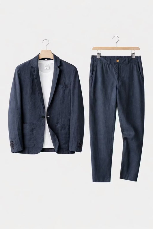 Alexander Relaxed-Fit Linen Blazer and Trouser Set