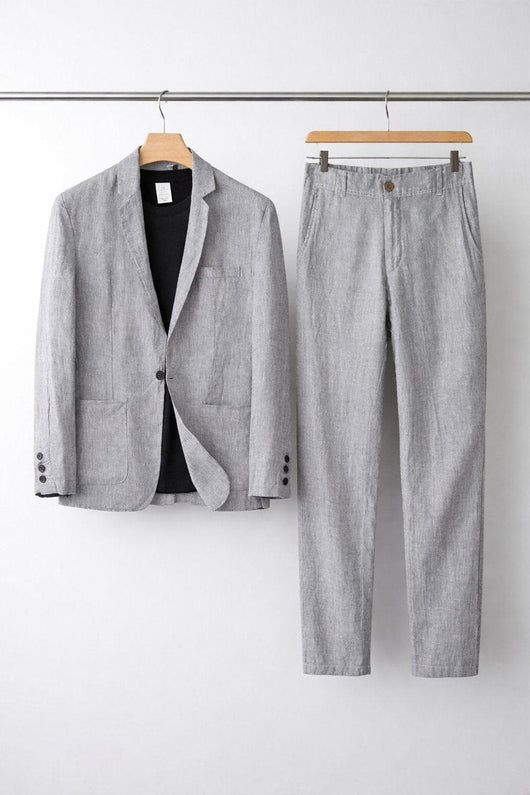Alexander Relaxed-Fit Linen Blazer and Trouser Set