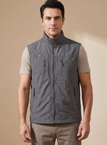 Moritz Sleeveless Breathable Zip Cargo Vest